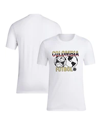 Adidas Men's White Colombia National Team Around the World T-Shirt