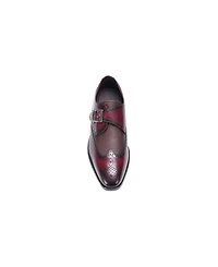 Anthony Veer Men's Delano I Single Monk Strap Dress Shoes