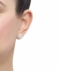 Grown With Love Lab Diamond Double Halo Earrings (2 ct. t.w.) 14k White or Yellow Gold