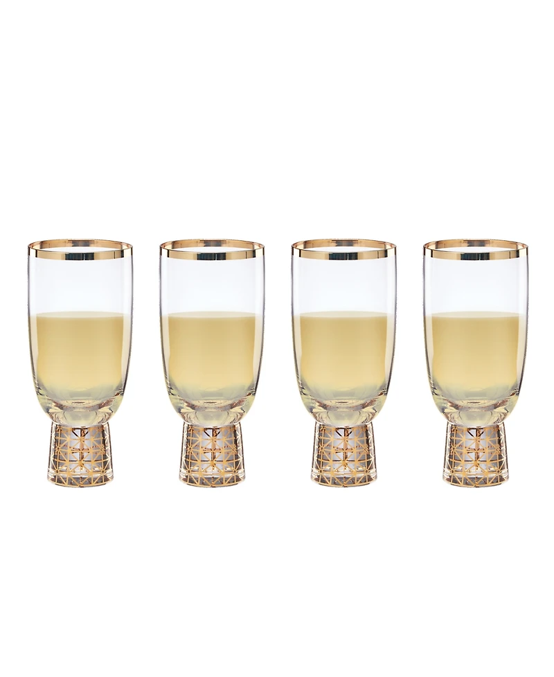Lenox Tuscany Classics Gold Frost All-Purpose Glasses, Set Of 4