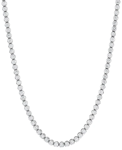 Grown With Love Lab Grown Diamond 18" Tennis Necklace (5 ct. t.w.) in 14k White or Yellow Gold