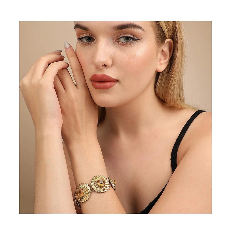 Sohi Women's Sunflower Tennis Bracelet