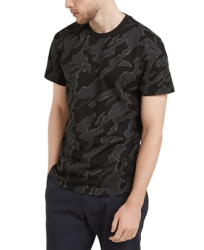 G-Star Raw Men's Short Sleeve Island Camo Print Crewneck T-Shirt