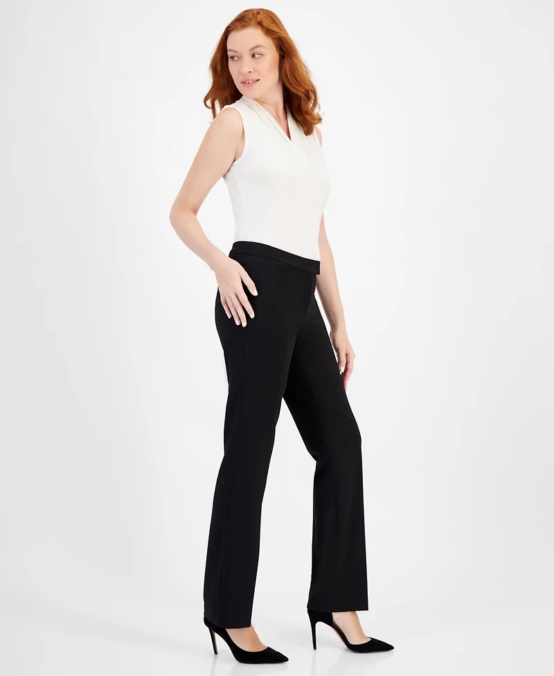 Anne Klein Bi-Stretch Modern Dress Pants