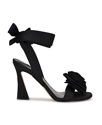 Nine West Women's Krave Tapered Heel Open Toe Dress Sandals