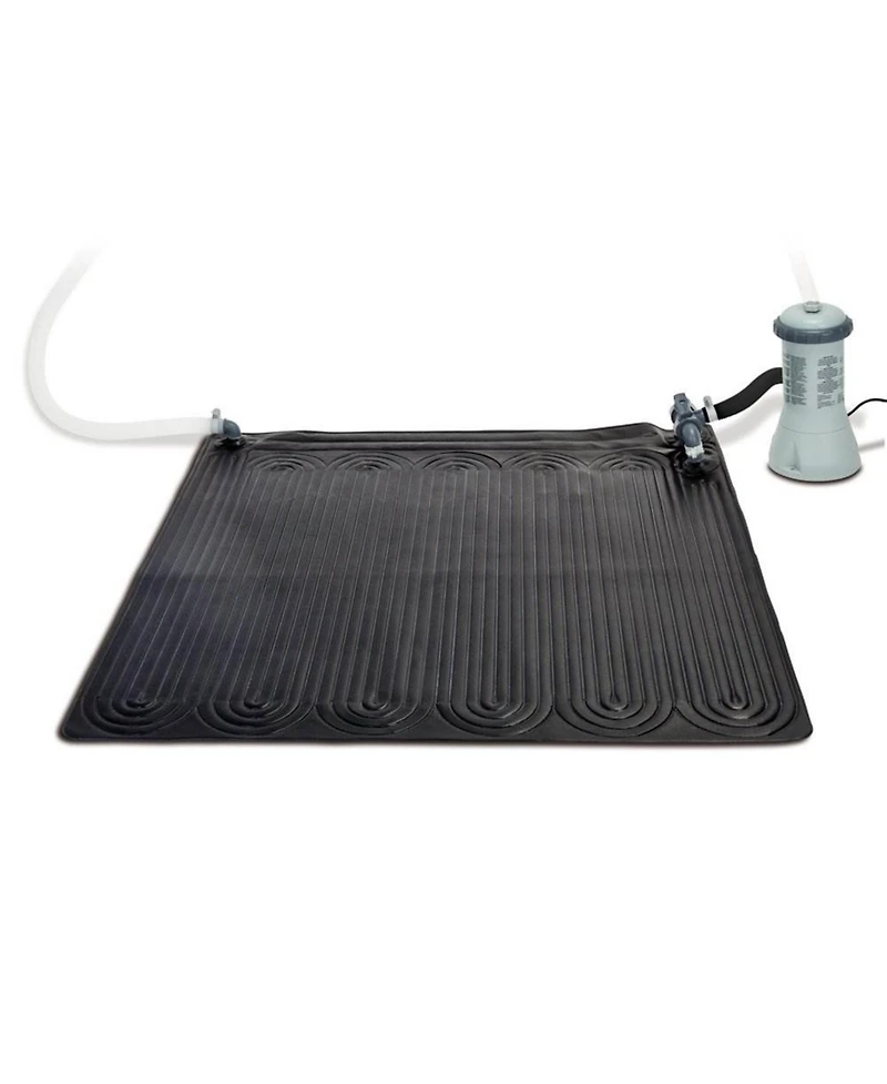Intex Above Ground Swimming Pool Water Heater Solar Mat 28685E, Black (2 Pack)