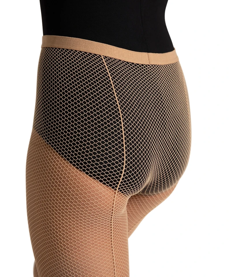 Capezio Women's Classic Fishnet Tight with Seams