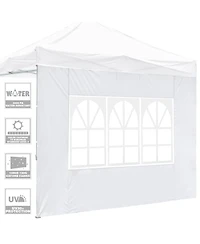InstaHibit Universal Window Sidewall UV30+ Fits 10x10ft Canopy Gazebo 1 Piece