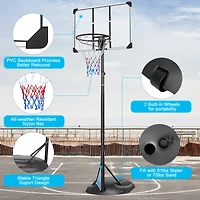 Streamdale Grow-with-Kids Adjustable Basketball Hoop for Indoor and Outdoor Play