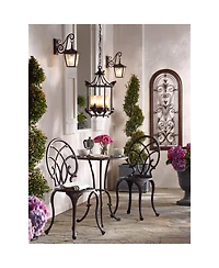 Song Birds Wrought Iron Bronze Pendant Chandelier 13 1/2" Wide Rustic Cage Scavo Glass 4-Light Fixture for Dining Room House Foyer Kitchen Island