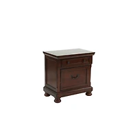 Simplie Fun Nightstand In Antique Cherry