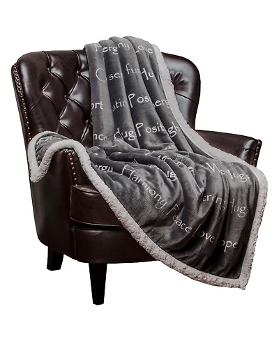 Chanasya Premium Healing Warm Hugs Caring Gift Blanket - for Positive Energy Love Support Comfort Strength Cancer Chemo Surgery Get Well