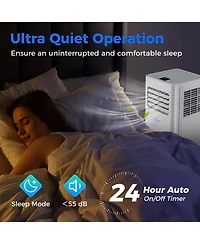 Portable Air Conditioner 3 in 1 Ac Unit with Fan and Dehumidifier-8000 Btu