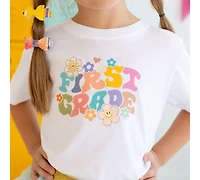 Sweet Wink Little and Big Girls First Grade Retro Short Sleeve T-Shirt