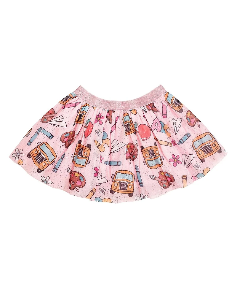 Sweet Wink Little and Big Girls Back to School Tutu Skirt