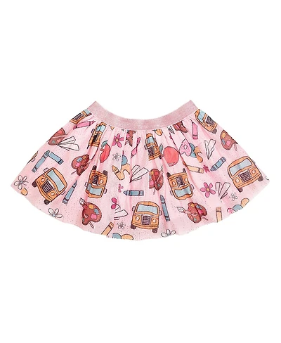Sweet Wink Little and Big Girls Back to School Tutu Skirt