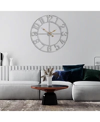 Sorbus 32 inch Large Wall Clock for Living Room Decor (White)