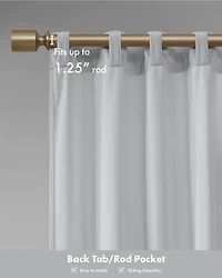 Colt Room Darkening Velvet Curtain Panel Pair, 37"W x 63"L