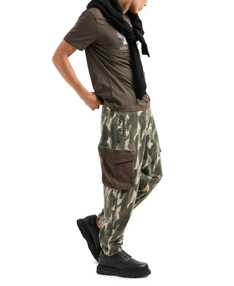 A|X Armani Exchange Men's Short Sleeve Crewneck Box Logo T-Shirt