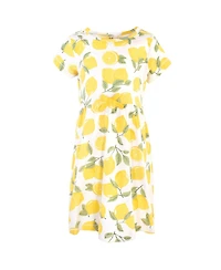 Touched by Nature Big Girls Natural Cotton Dresses Featuring Both Short and Long Sleeves