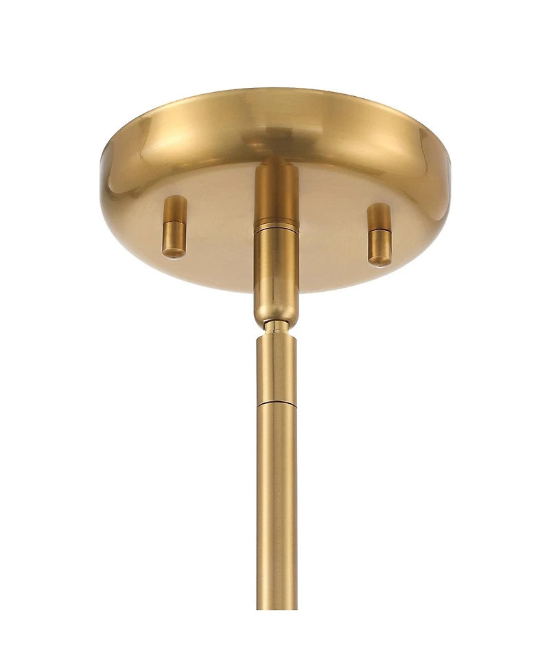 Possini Euro Design Tofay Brushed Brass Sputnik Chandelier 37 3/4" Wide Modern Led Frost Glass 12-Light Fixture for Dining Room
