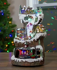 Northlight 15" Led and Animated Christmas Scene with Music