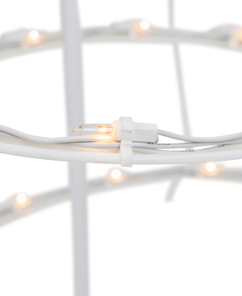 Northlight 3' Spiral Cone Tree Clear Lights