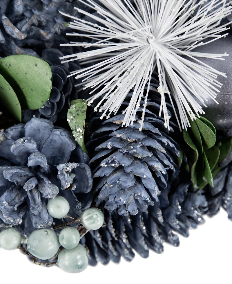 Northlight Pinecones Ornaments and Pine Needles Wreath