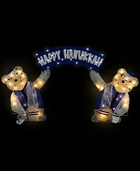 Northlight Led Polar Bear "Happy Hanukkah" Sign - 30-Inch