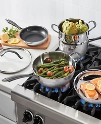 Cuisinart Radiant Pro Stainless with Brushed Titanium Finish Cookware Set, 11-Pc.