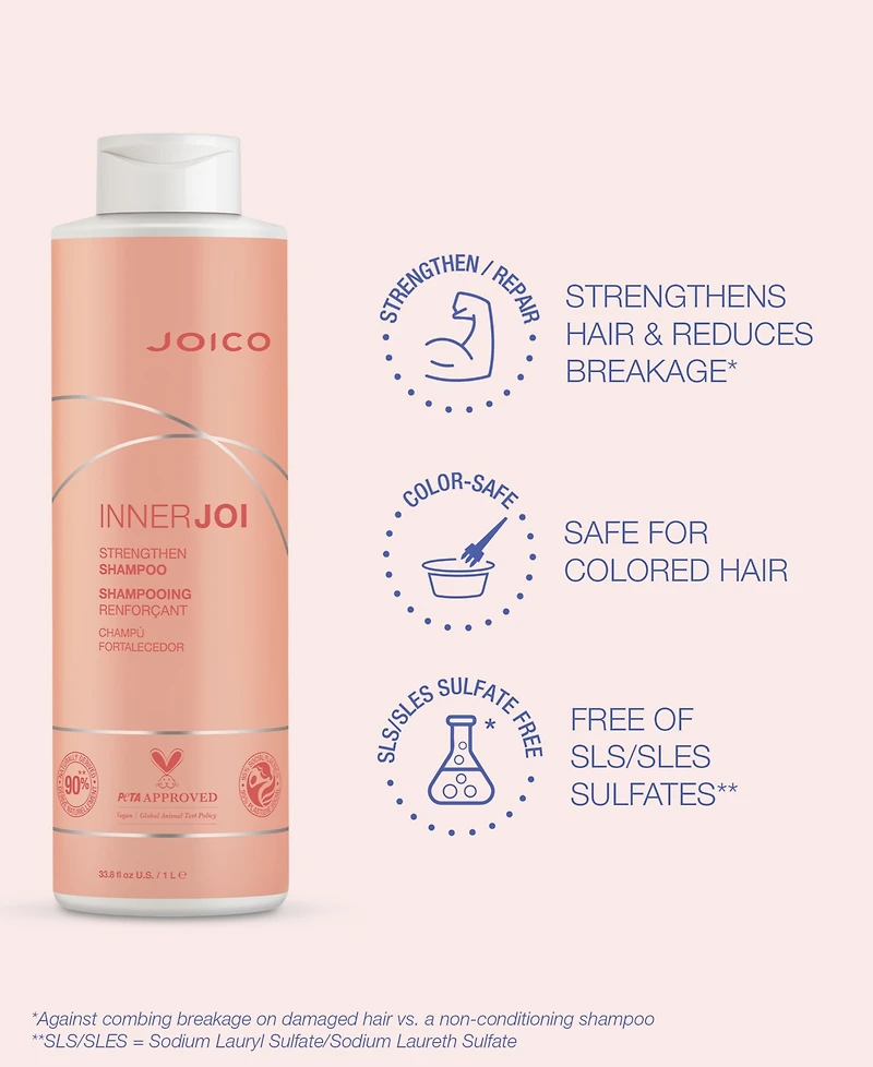 Joico Inner Joi Strengthen Shampoo, 33.8 oz.