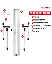 5 Core Keyboard White Stand Digital Piano Riser Adjustable X Style Electric Key Board Casio Synth Holder