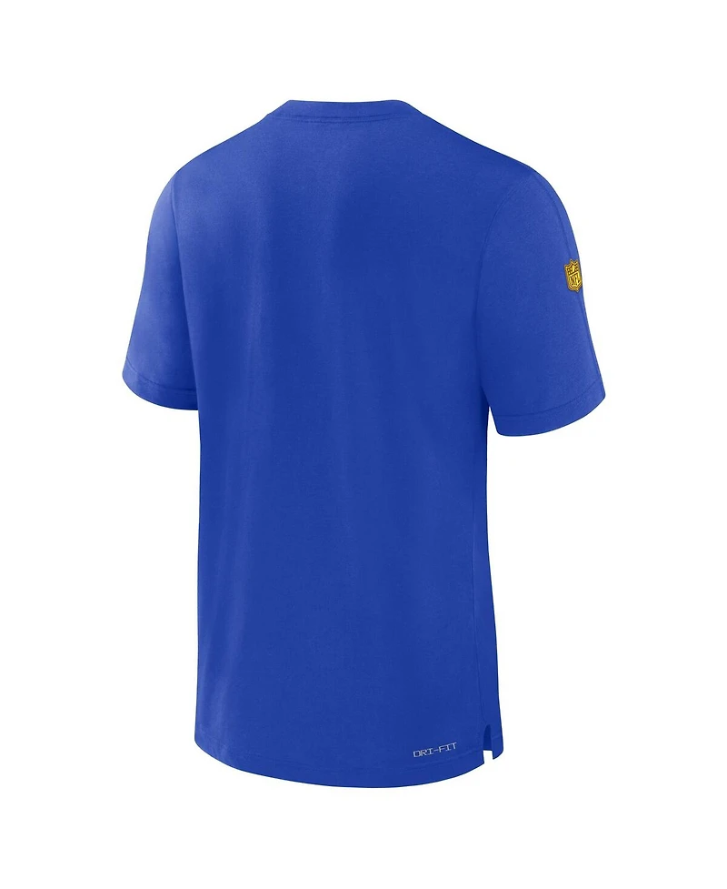 Nike Men's Royal Los Angeles Rams 2023 Sideline Performance T-Shirt