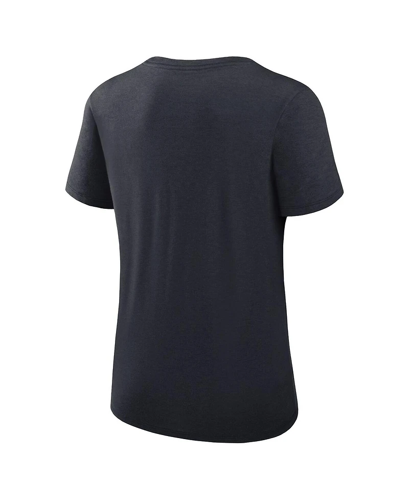 Nike Women's Navy Cleveland Guardians Authentic Collection Performance Scoop Neck T-Shirt