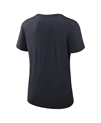 Nike Women's Navy Cleveland Guardians Authentic Collection Performance Scoop Neck T-Shirt
