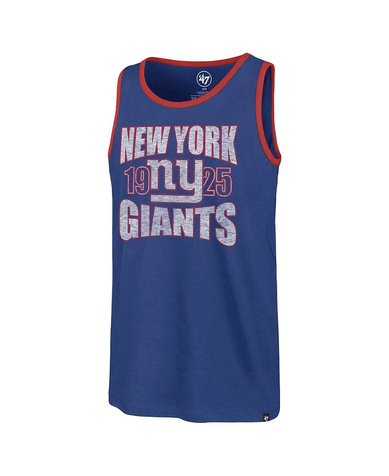 '47 Brand Men's Royal New York Giants Upload Franklin Tank Top