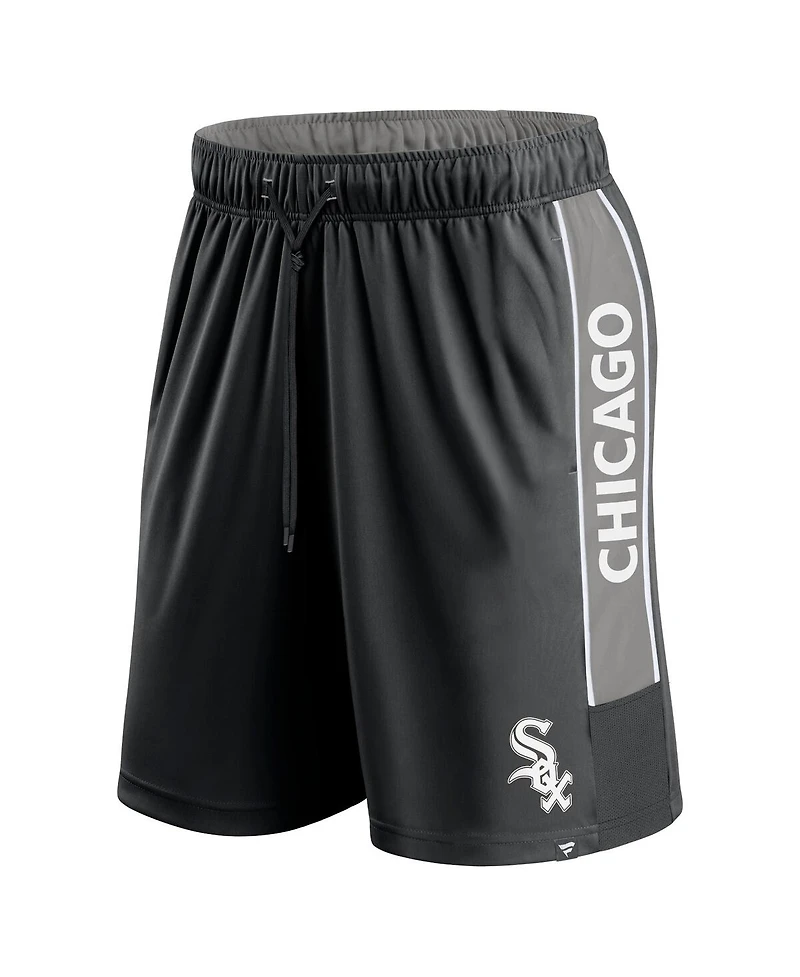Fanatics Men's Black Chicago White Sox Win the Match Defender Shorts