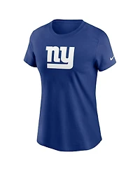 Nike Women's Royal New York Giants Primary Logo T-Shirt