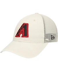 New Era Men's Stone Arizona Diamondbacks Game Day 9TWENTY Adjustable Trucker Hat