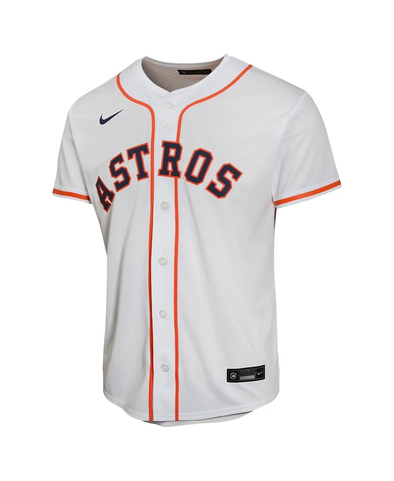 Nike Big Boys and Girls Yordan Alvarez White Houston Astros Home Game Player Jersey