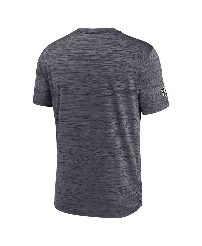 Nike Men's Black New Orleans Saints 2024 Sideline Velocity Performance T-Shirt