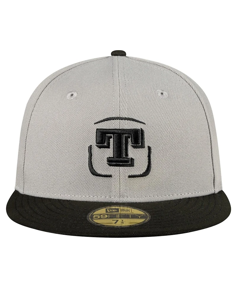 New Era Men's Gray/Black Olmecas de Tabasco Mexico League on Field 59FIFTY Fitted Hat