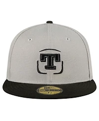 New Era Men's Gray/Black Olmecas de Tabasco Mexico League on Field 59FIFTY Fitted Hat