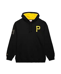 Mitchell & Ness Men's Roberto Clemente Black Pittsburgh Pirates vintage-like Logo Name Number Pullover Hoodie