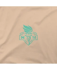 Stadium Essentials Men's and Women's Cream New York Liberty Paradise Oversized Urban Pullover Hoodie