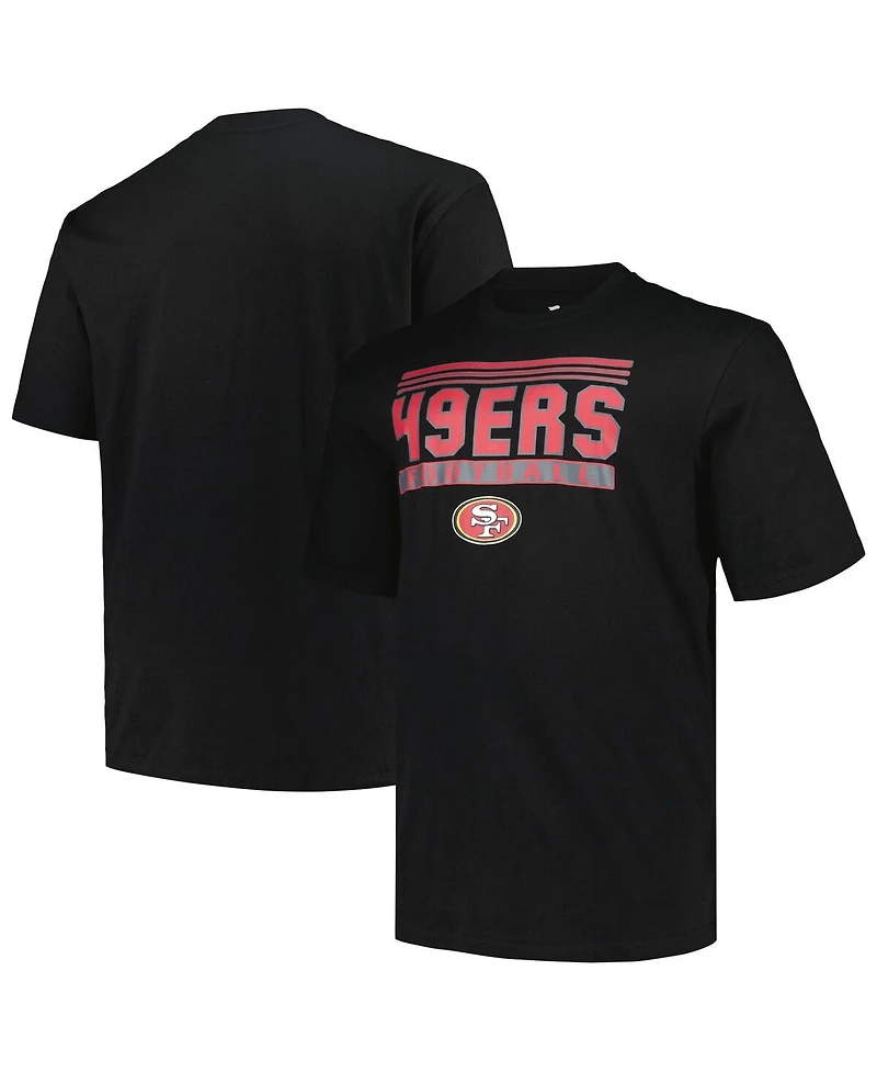 Fanatics Men's Black San Francisco 49ers Big Tall Pop T-Shirt