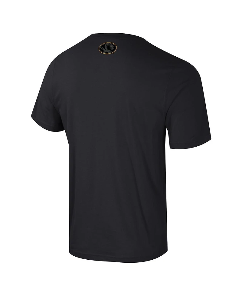 Colosseum Men's Black Missouri Tigers Color Pop Active Blend T-Shirt