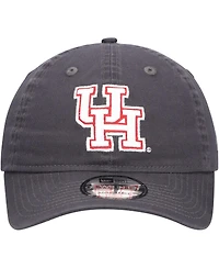 New Era Men's Graphite Houston Cougars Team 9TWENTY Adjustable Hat