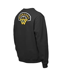 New Era Men's Black Golden State Warriors "W" Statement Pullover Sweatshirt