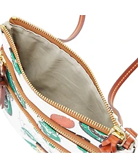 Dooney & Bourke Women's New York Jets Triple-Zip Crossbody Bag
